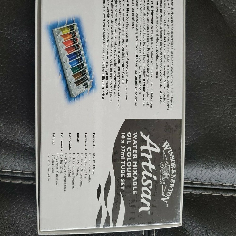 Winsor & Newton Artisan Water Mixable Oil Colour 10 Count Pack of Assorted Paint - Picture 5 of 8